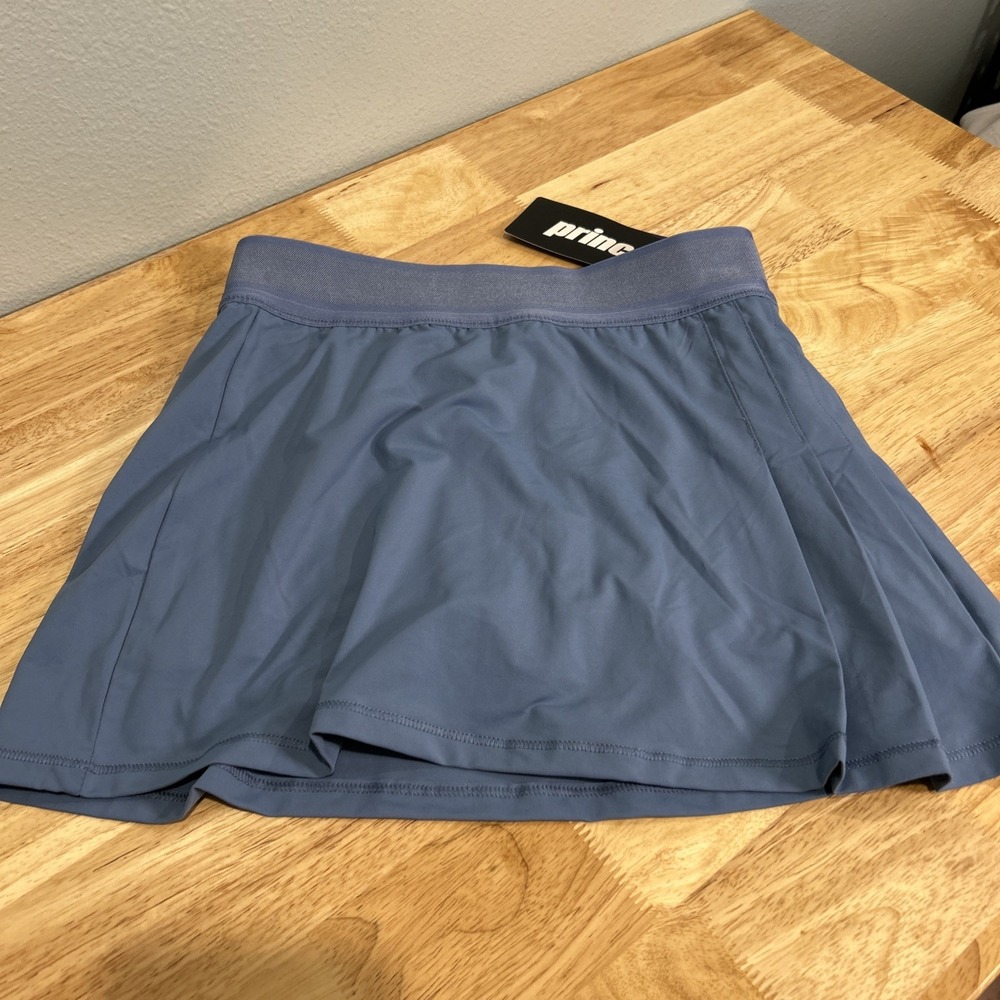 Prince Tennis Skirt Girls Large Size 14 Fashion Skort Basin Blue YPT17133